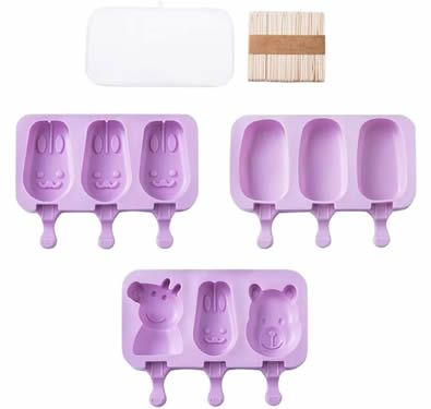 Ice Pop Molds Popsticle 3Pcs